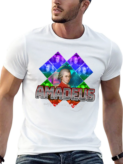 Amadeus Mozart Graphic T-Shirt - Classic Composer Tee