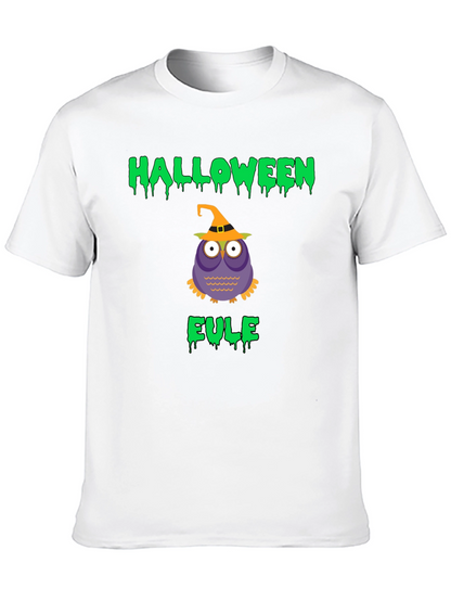 Halloween Eule Owl Graphic T-Shirt