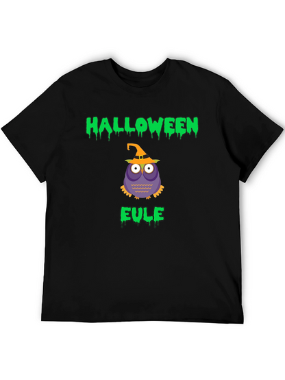 Halloween Eule Owl Graphic T-Shirt
