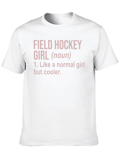 Field Hockey Girl T-Shirt