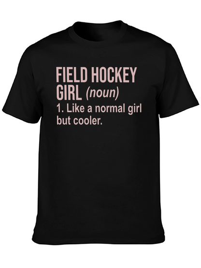 Field Hockey Girl T-Shirt