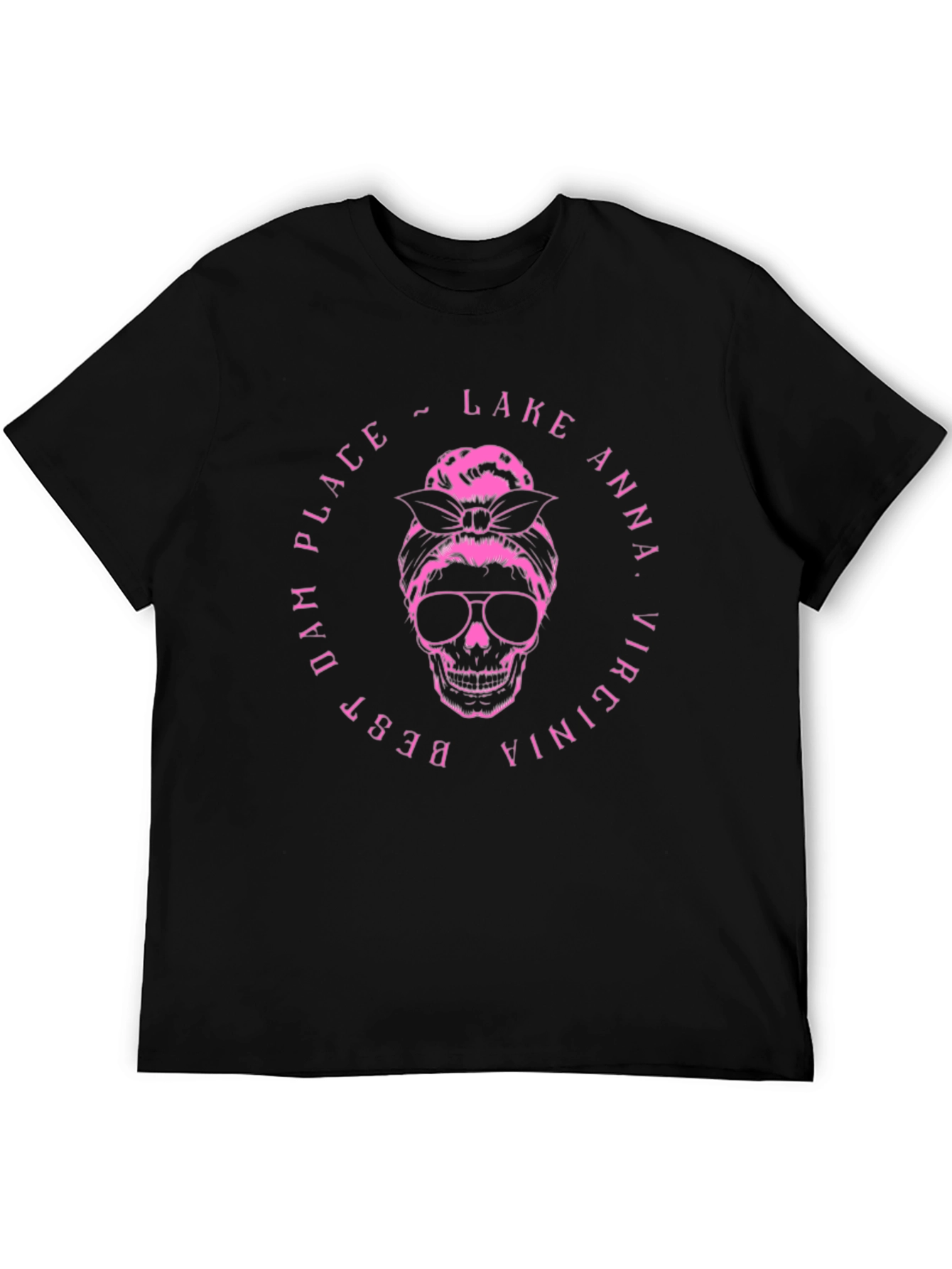 Lake Anna Virginia Skull Graphic T-Shirt