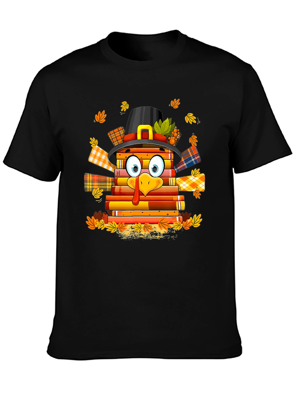 Thanksgiving Turkey Book Lover T-Shirt