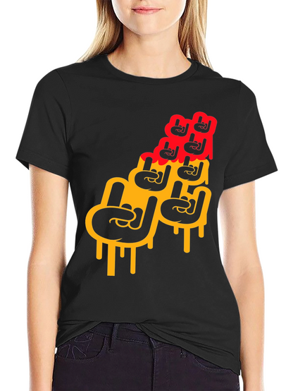 Rock On Graphic Print Mens T-Shirt