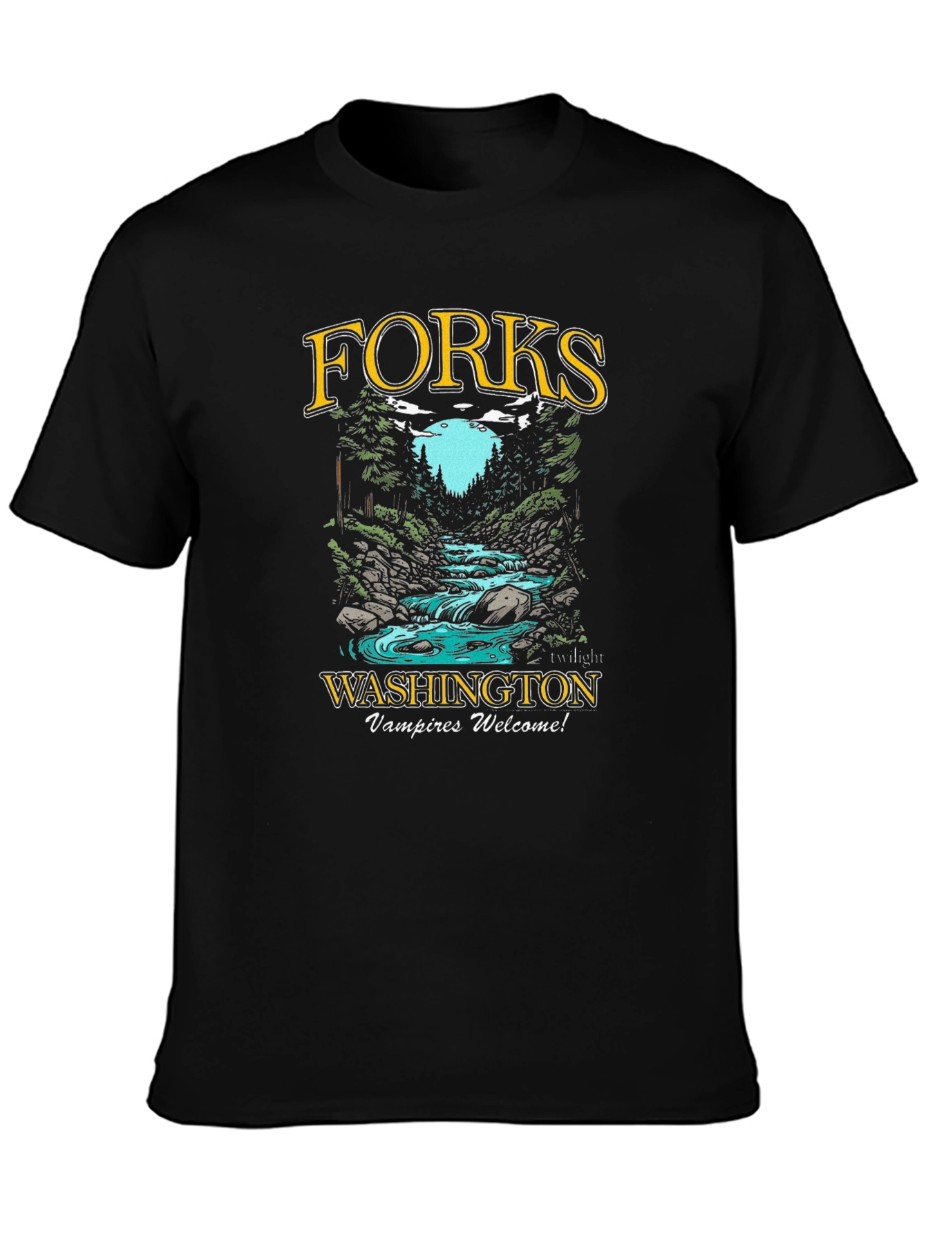 Forks Washington Vampires Welcome T-Shirt