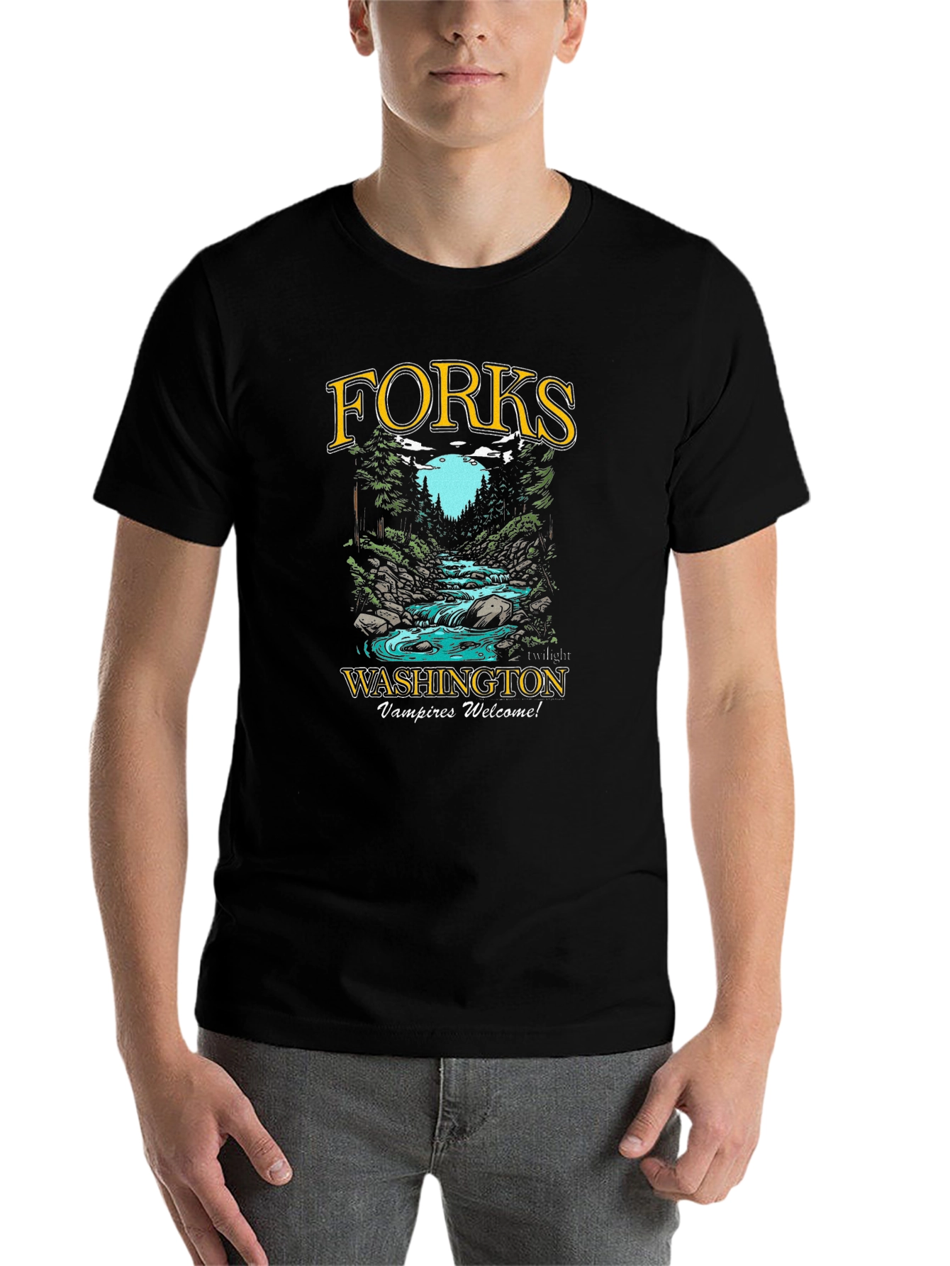 Forks Washington Vampires Welcome T-Shirt