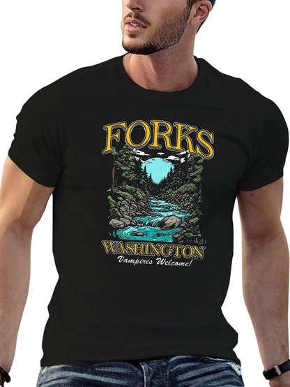 Forks Washington Vampires Welcome T-Shirt