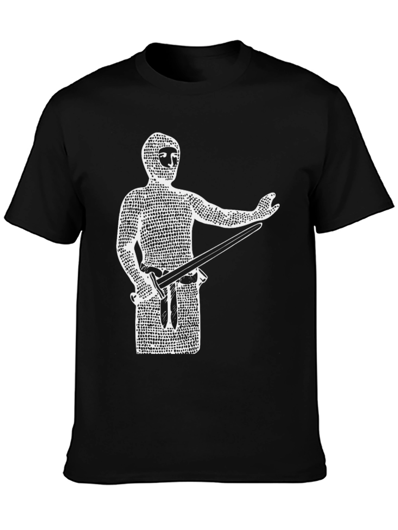 Medieval Knight T-Shirt - Black
