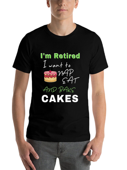 Retired Baker Humor T-Shirt