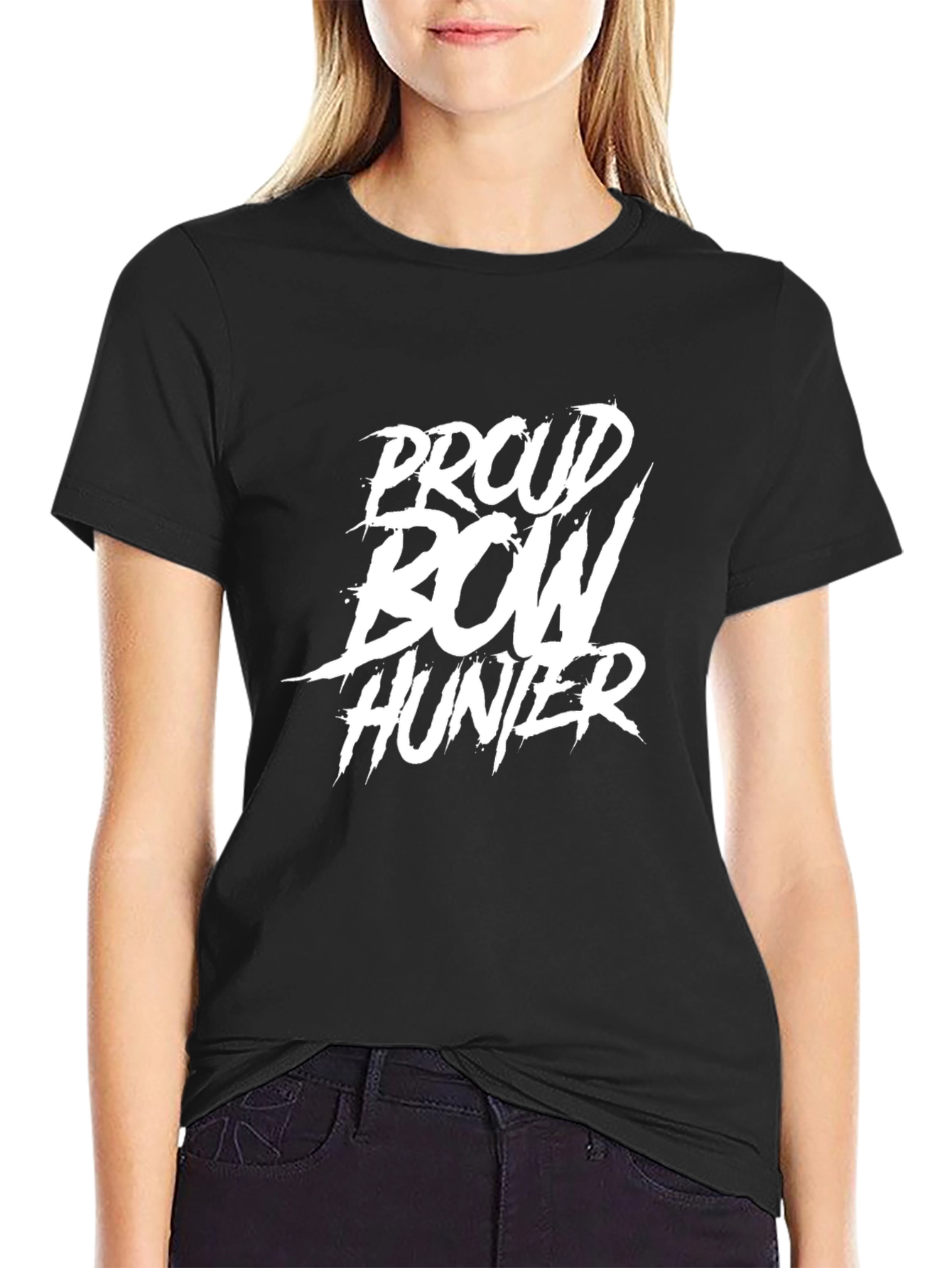 Proud Bow Hunter Black T-Shirt