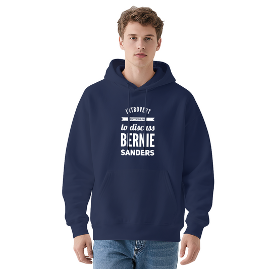 Bernie Sanders Quote Text Men Hoodie, Warm Daily Comfort