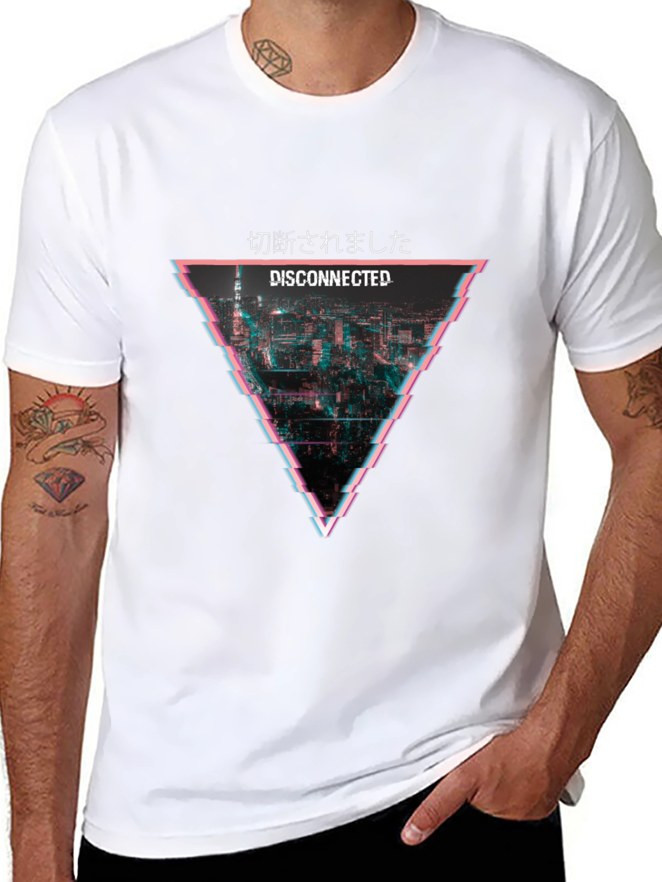 Disconnected Cityscape Graphic Tee