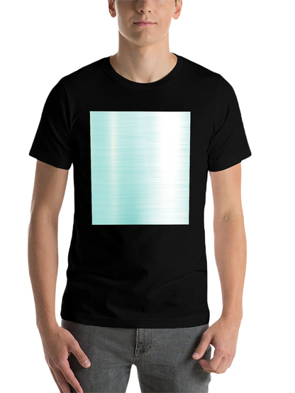 Modern Graphic Tee - Abstract Aqua Design