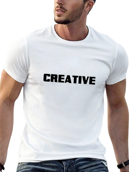 Creative Black T-Shirt