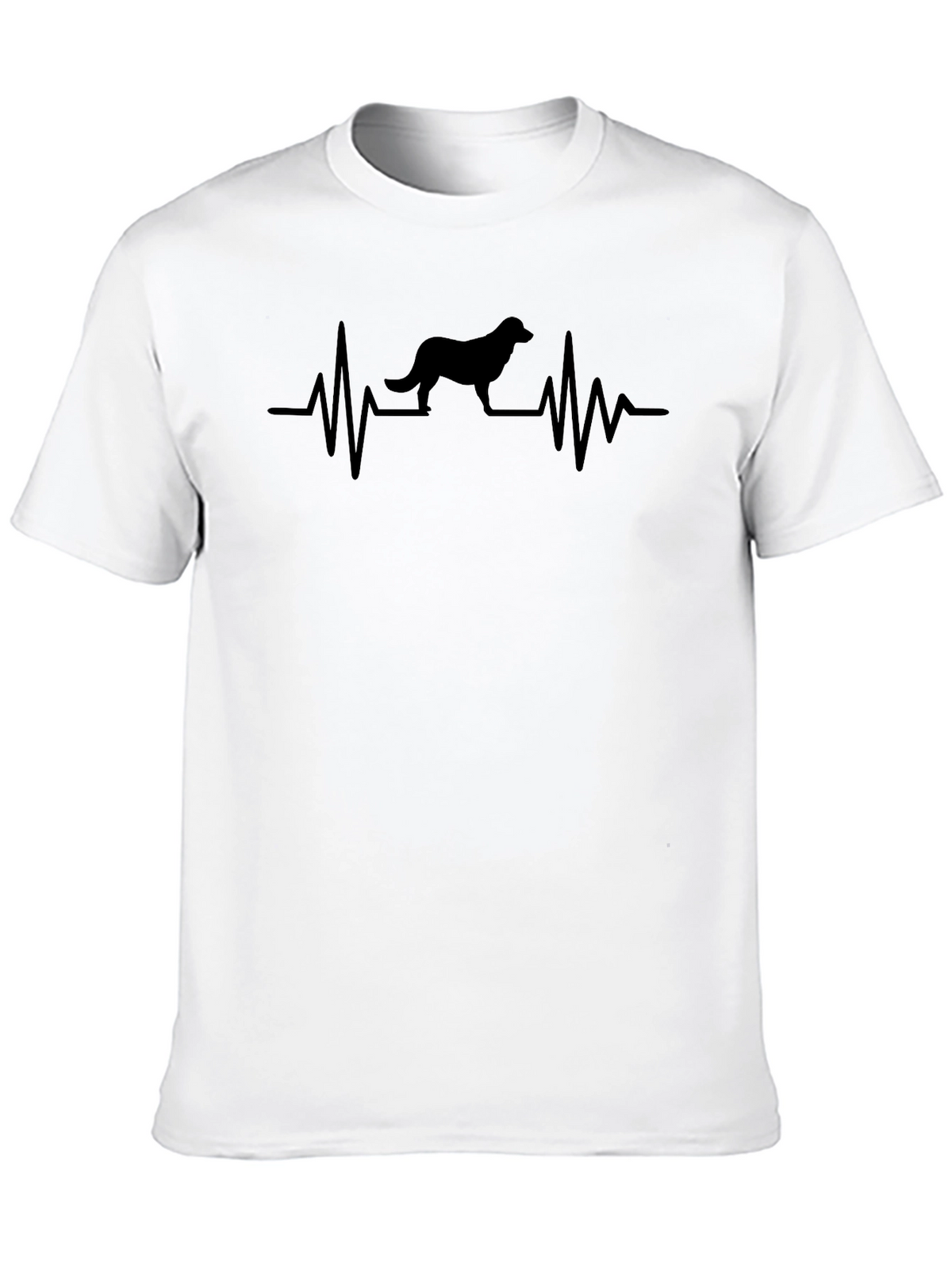 Dog Heartbeat Graphic T-Shirt