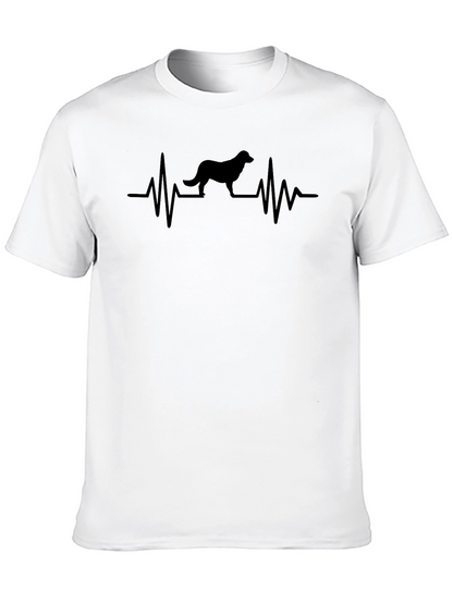 Dog Heartbeat Graphic T-Shirt