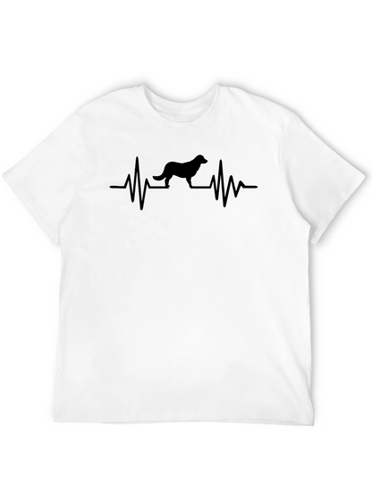 Dog Heartbeat Graphic T-Shirt