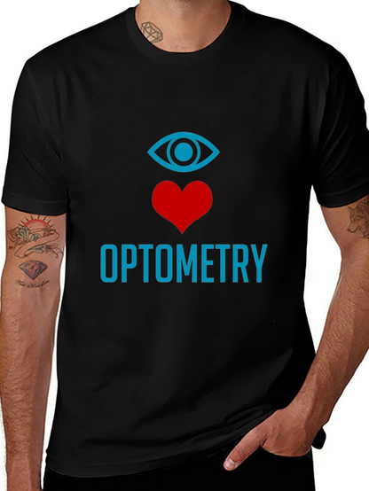 Optometry Eye Heart T-Shirt - Stylish Graphic Tee