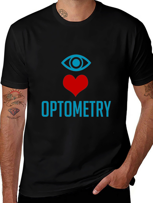 Optometry Eye Heart T-Shirt - Stylish Graphic Tee