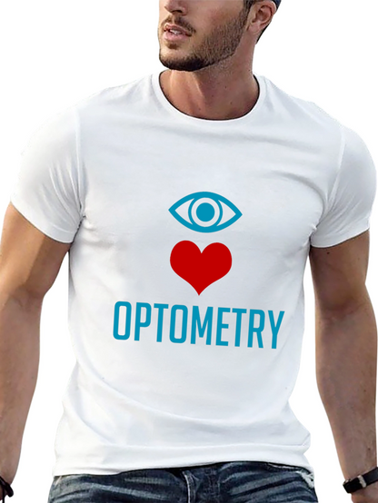 Optometry Eye Heart T-Shirt - Stylish Graphic Tee