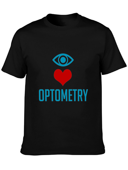 Optometry Eye Heart T-Shirt - Stylish Graphic Tee