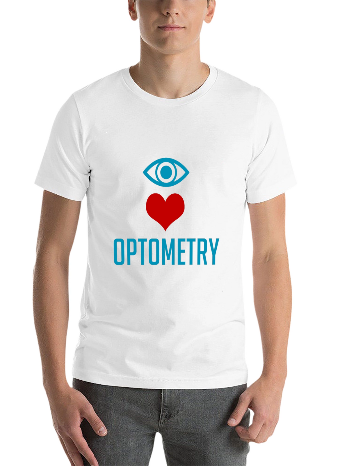 Optometry Eye Heart T-Shirt - Stylish Graphic Tee