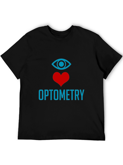 Optometry Eye Heart T-Shirt - Stylish Graphic Tee