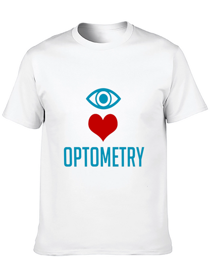 Optometry Eye Heart T-Shirt - Stylish Graphic Tee