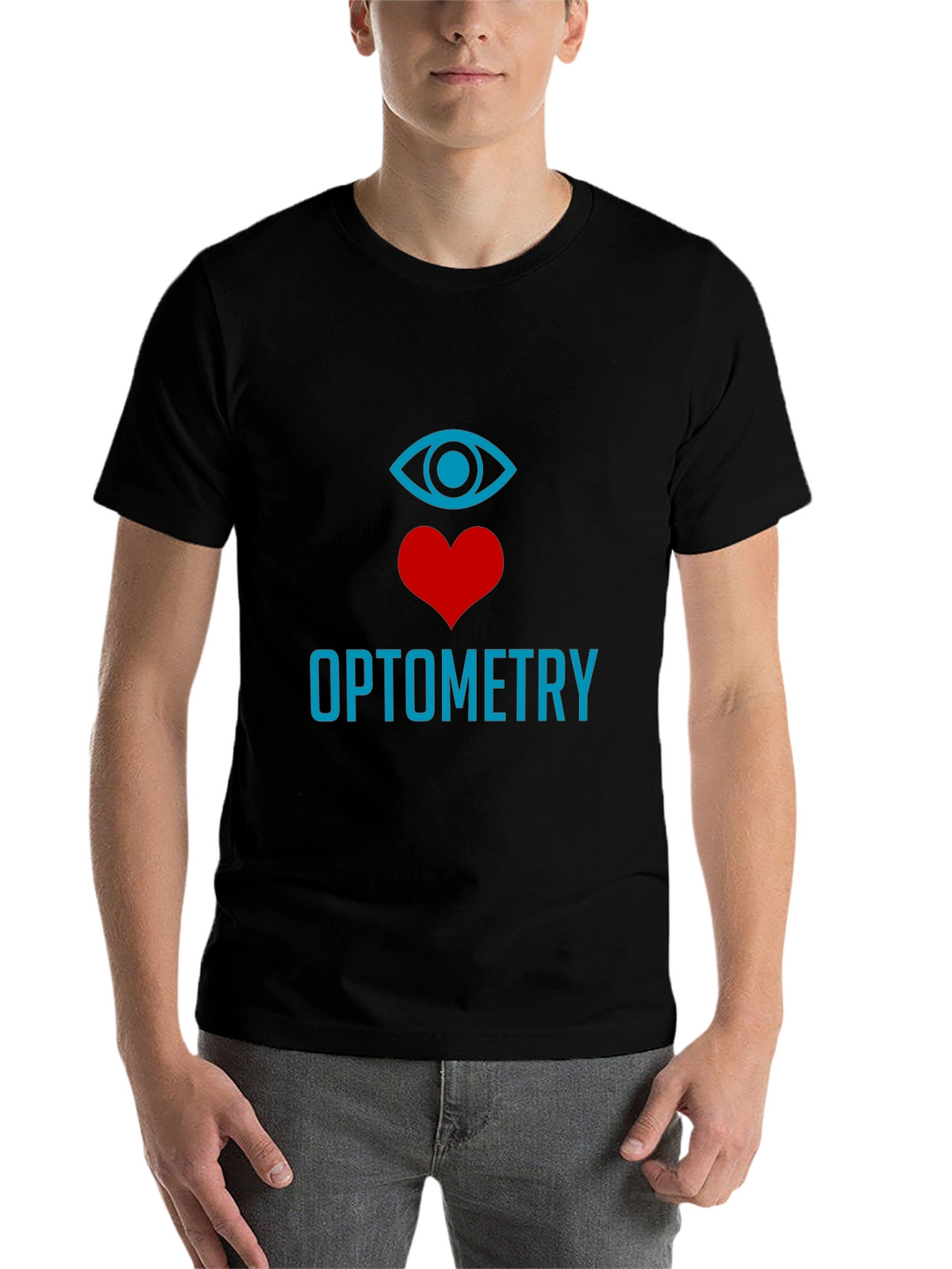 Optometry Eye Heart T-Shirt - Stylish Graphic Tee