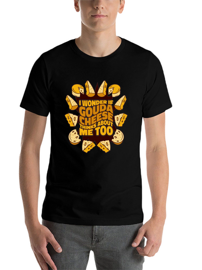 Gouda Cheese Lover T-Shirt Funny Foodie Tee