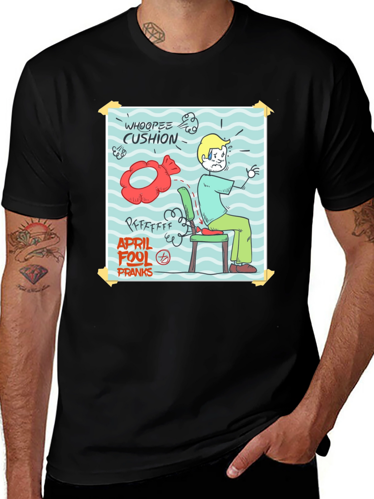 Whoopee Cushion Gag Gift T-Shirt