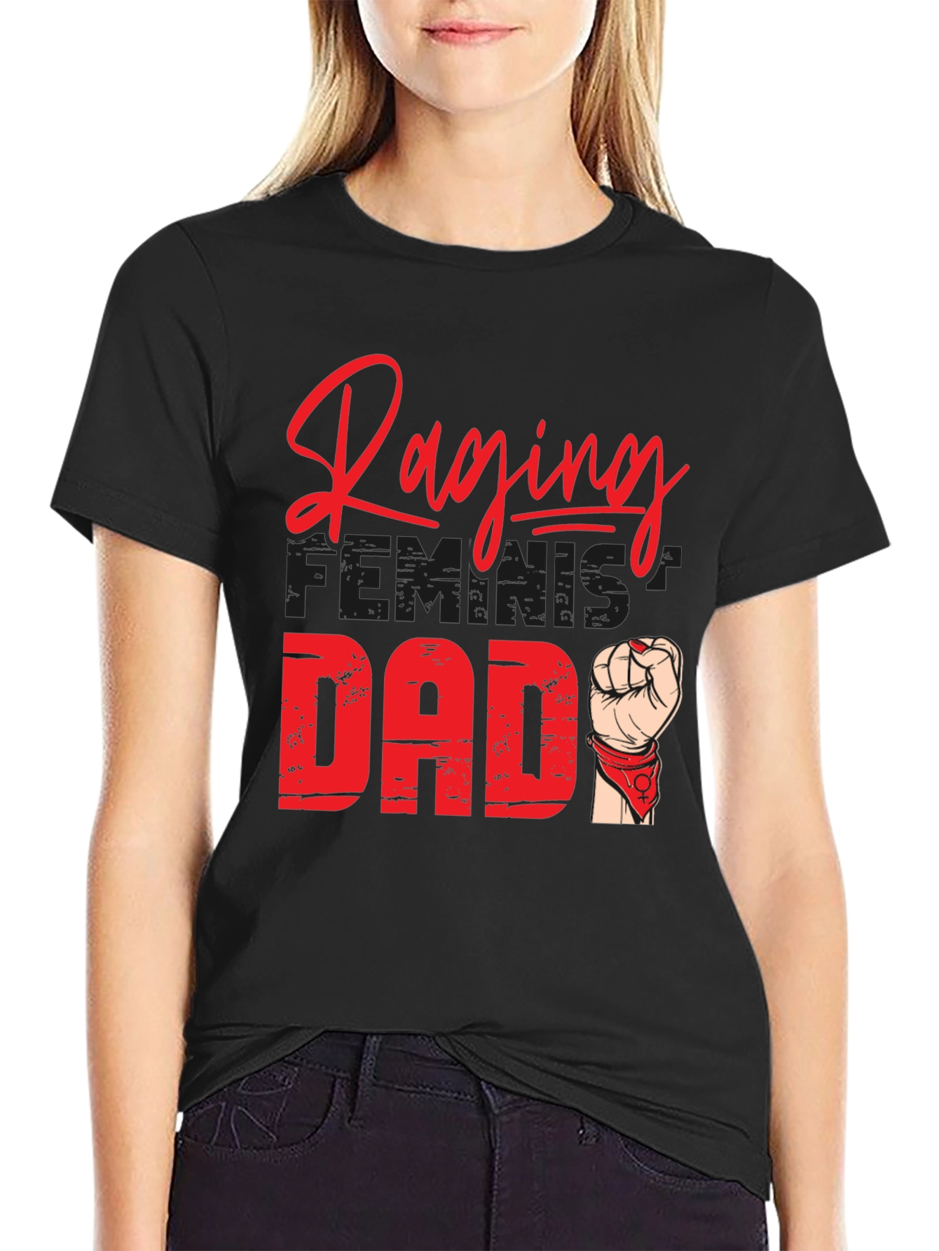 Raging Feminist Dad T-Shirt - Empowering & Stylish