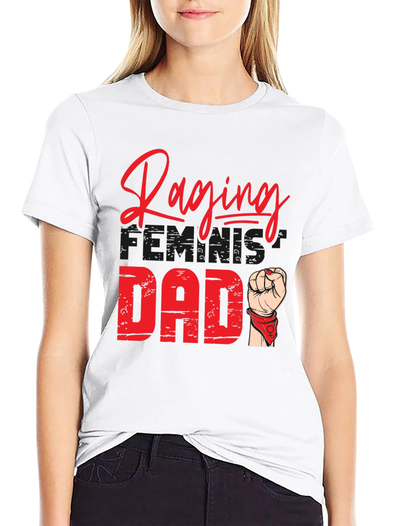 Raging Feminist Dad T-Shirt - Empowering & Stylish