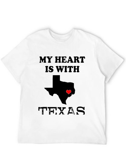 My Heart is With Texas T-Shirt