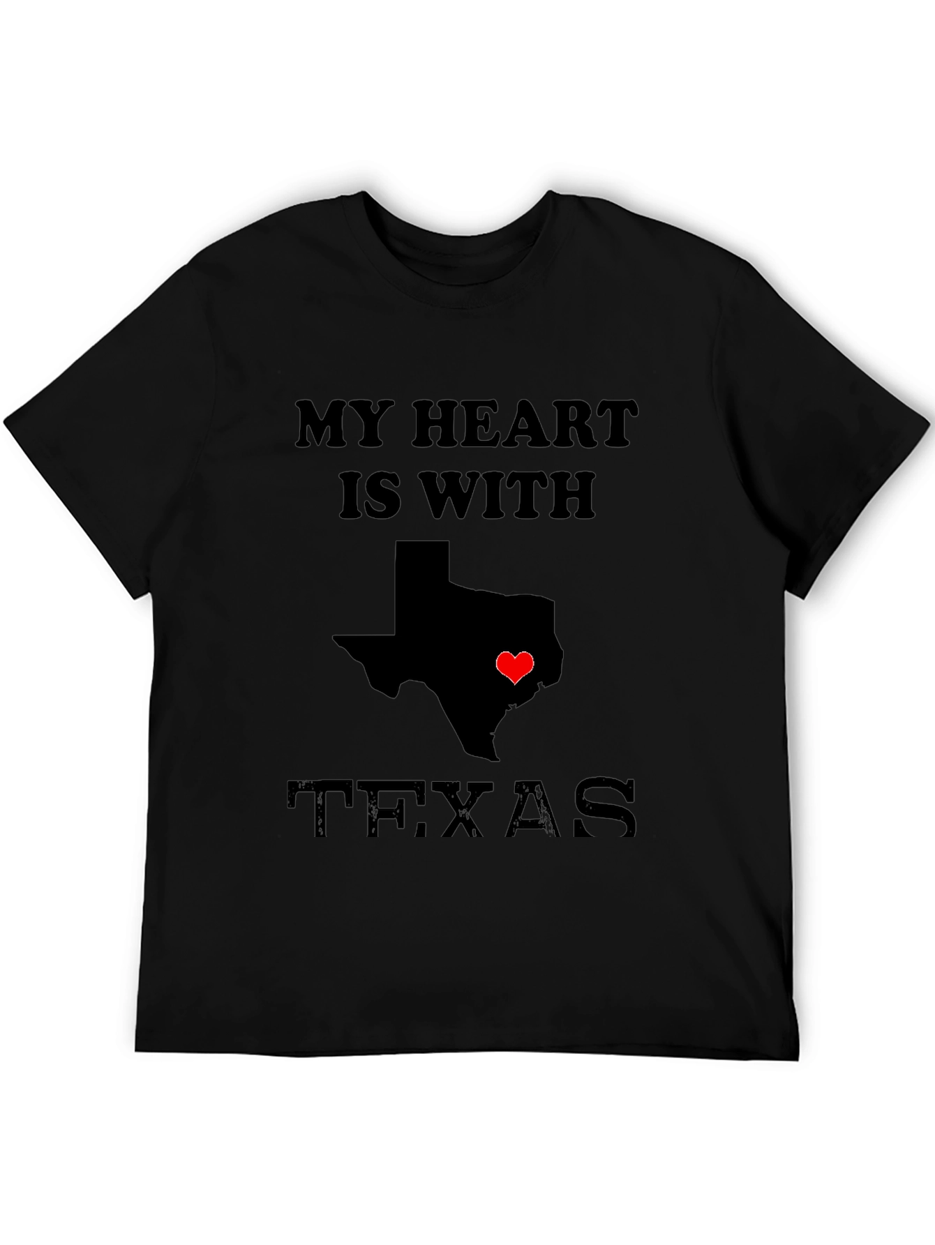 My Heart is With Texas T-Shirt