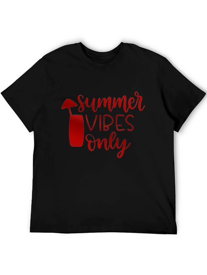 Summer Vibes Only Black Tee