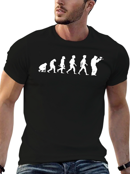 Evolution Paintball Black T-Shirt