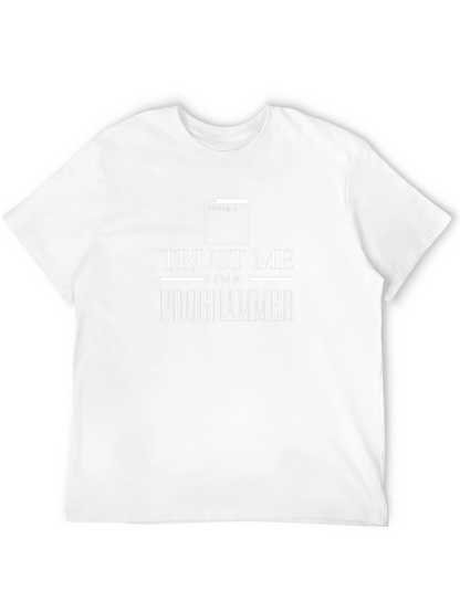 Trust Me Im A Programmer Black T-Shirt