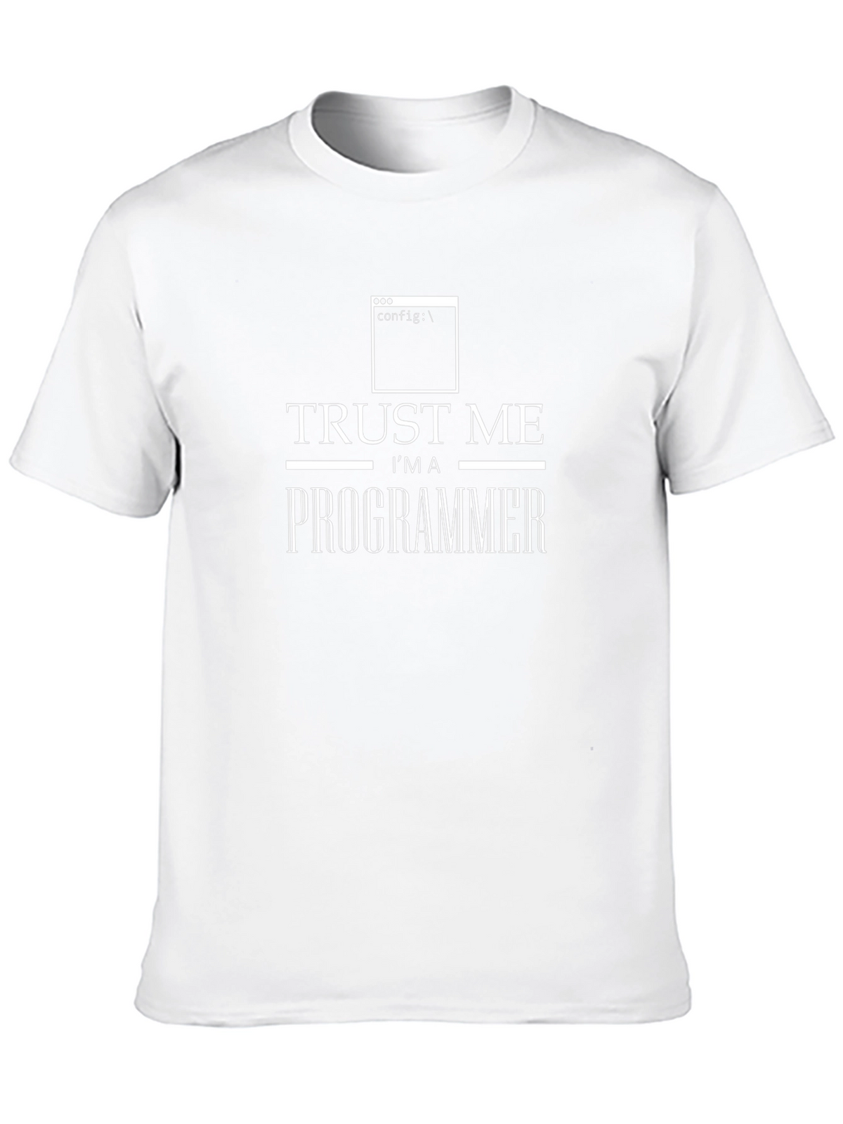 Trust Me Im A Programmer Black T-Shirt