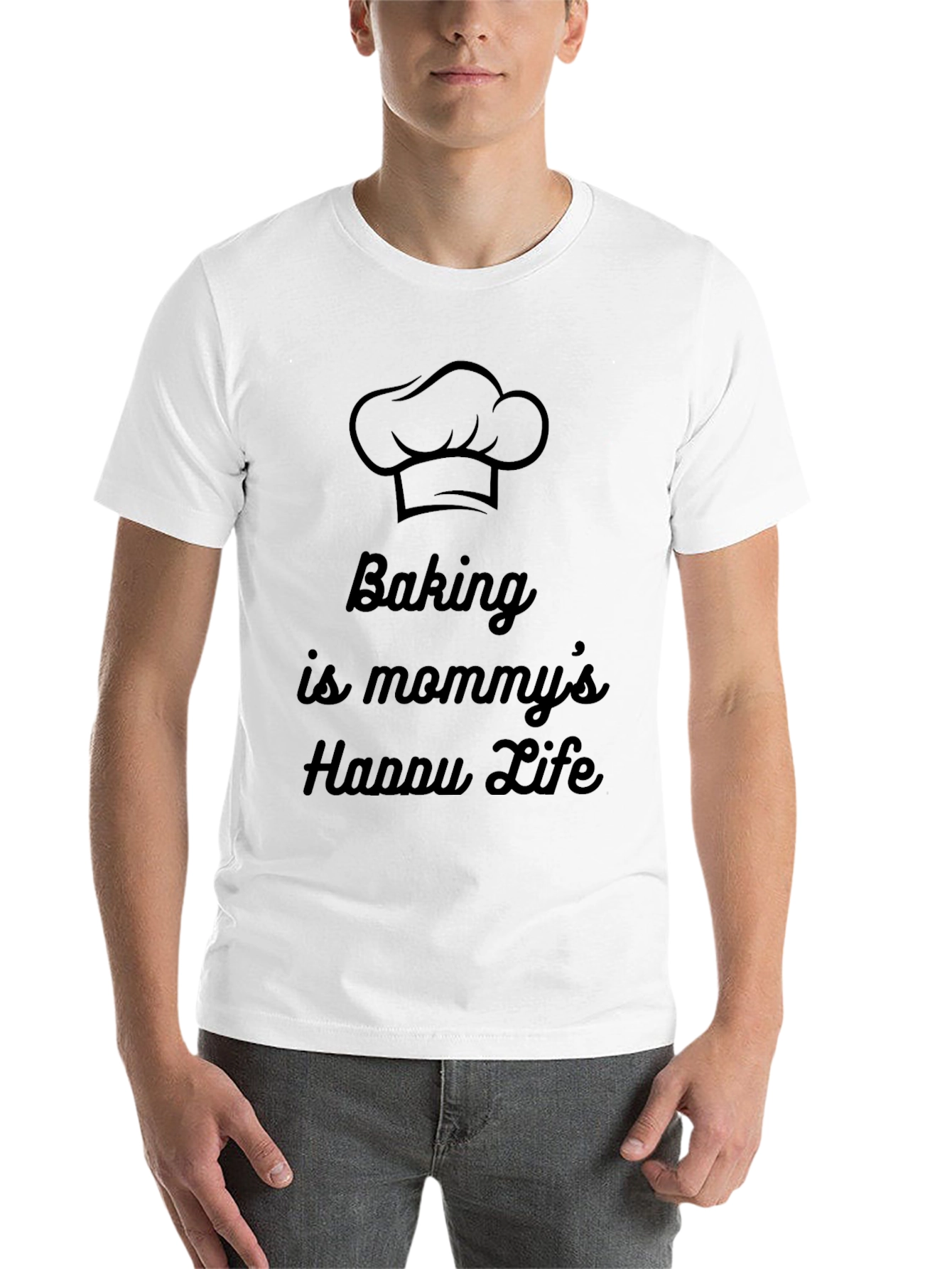 Baking Is Mommys Happy Life Graphic Tee