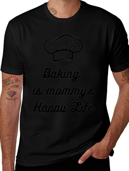 Baking Is Mommys Happy Life Graphic Tee