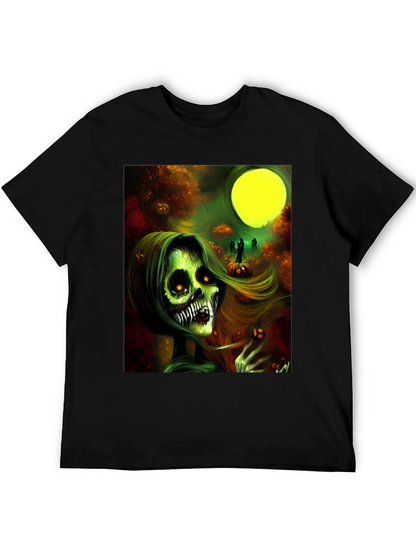 Halloween Zombie Woman Graphic Tee