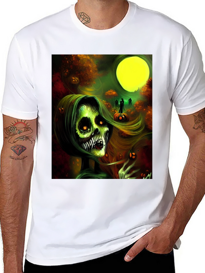 Halloween Zombie Woman Graphic Tee