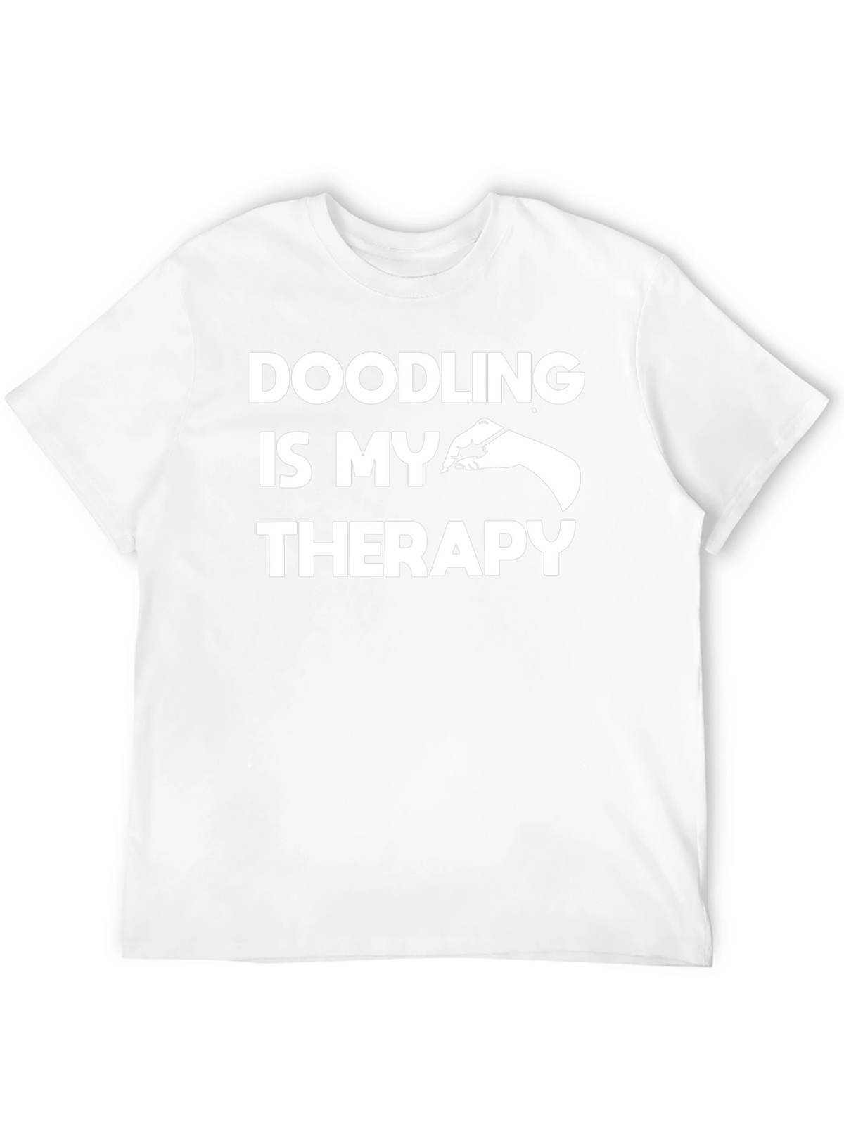 Doodling is My Therapy T-Shirt - Artistic Creativity Tee