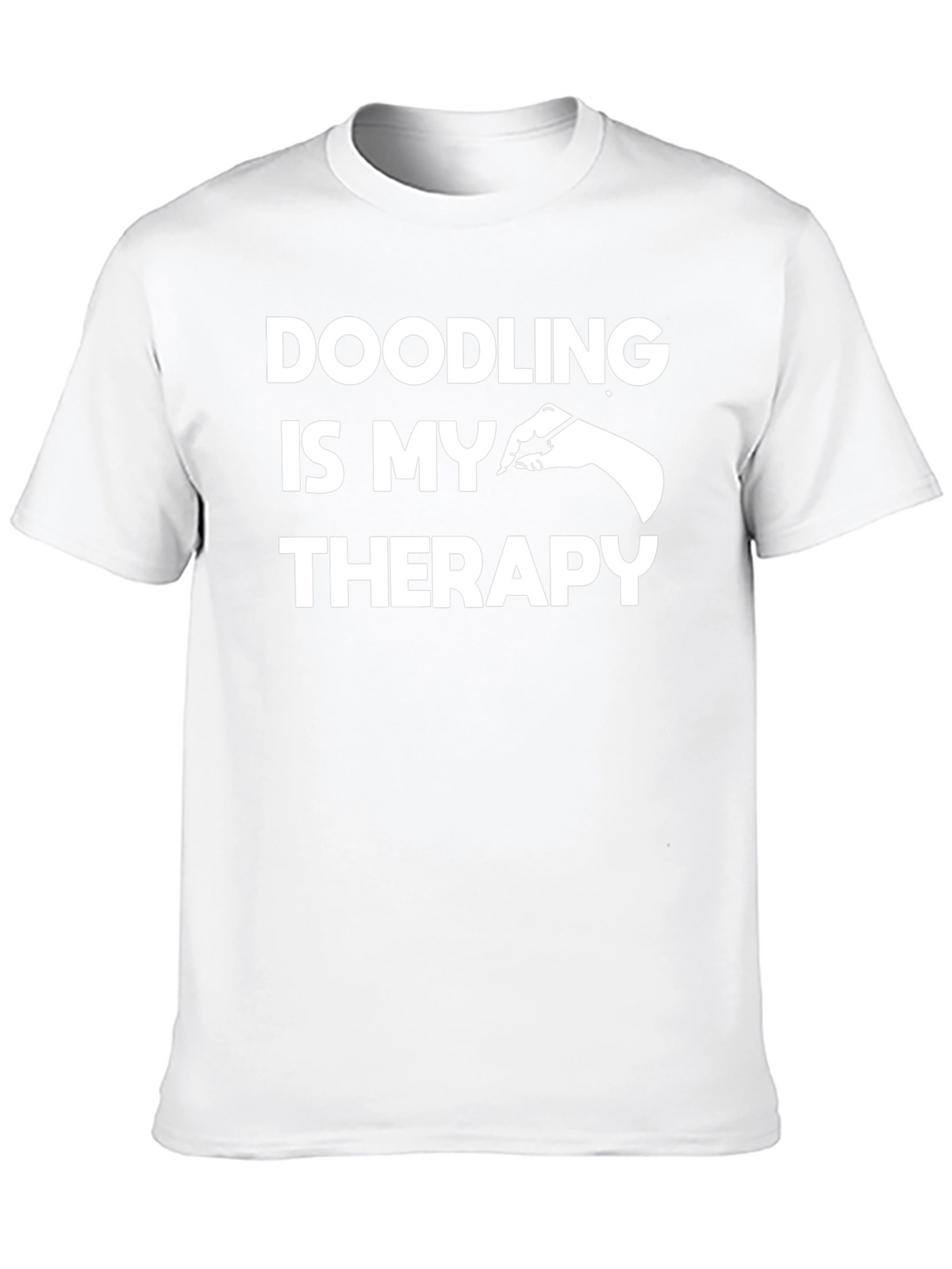 Doodling is My Therapy T-Shirt - Artistic Creativity Tee