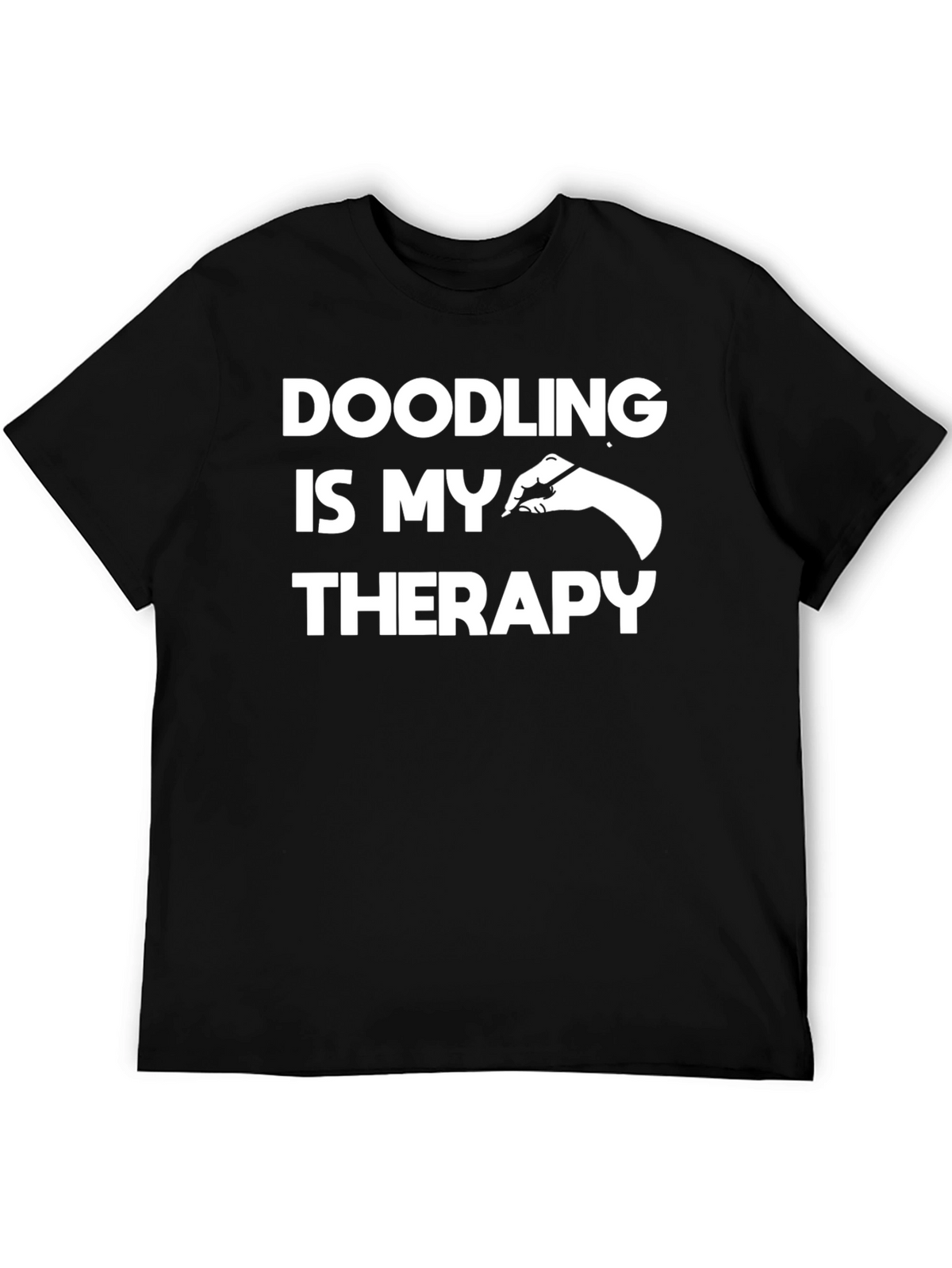 Doodling is My Therapy T-Shirt - Artistic Creativity Tee