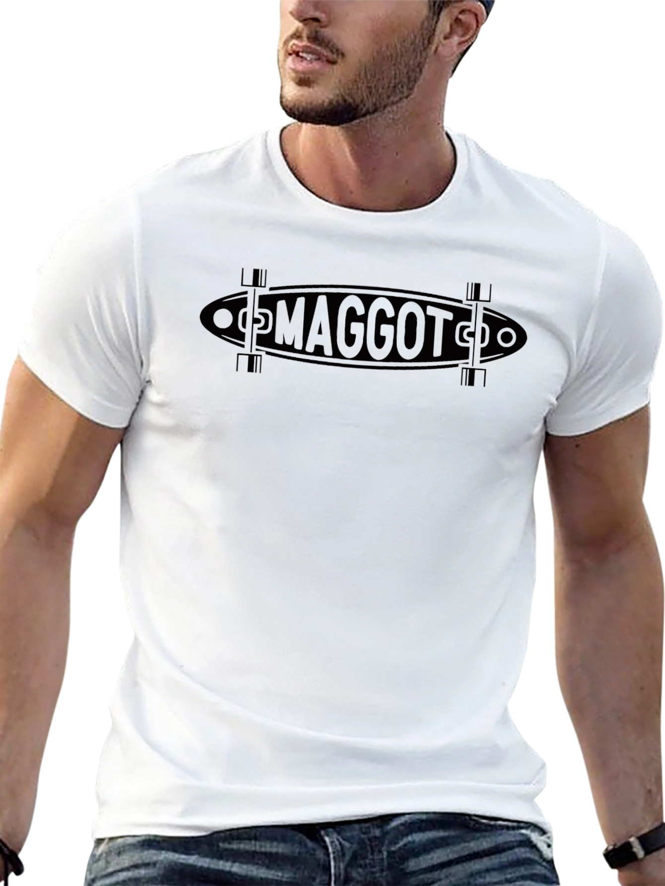Maggot Skateboard T-Shirt - Mens Graphic Tee