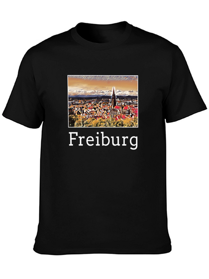 Freiburg T-Shirt - Cityscape Graphic Tee