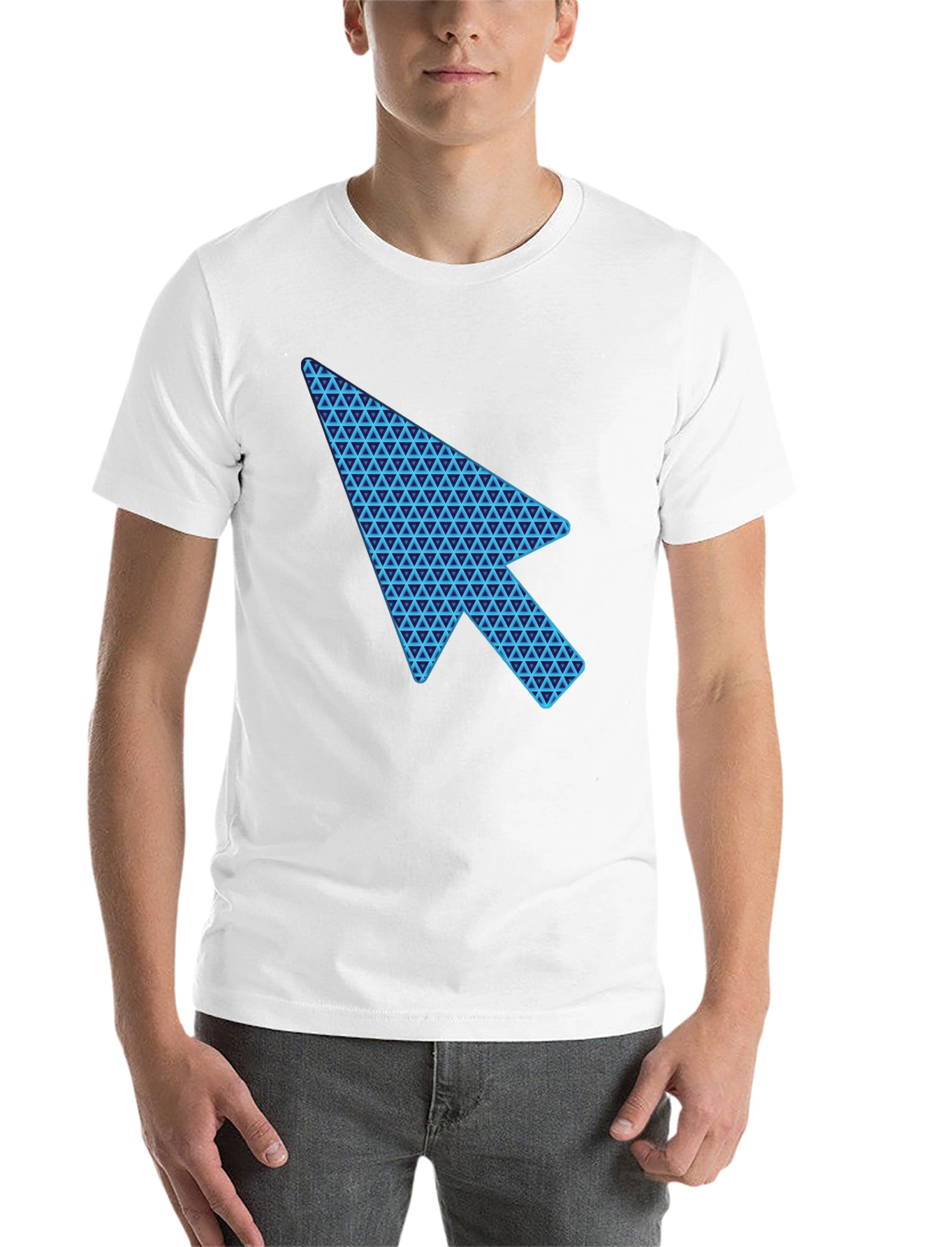 Cursor Arrow Graphic Black T-Shirt