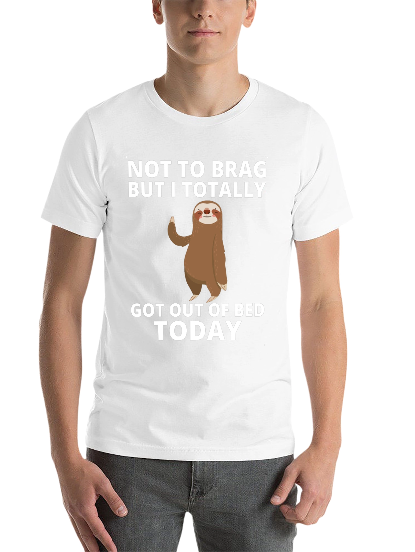 Funny Sloth Got Out of Bed T-Shirt